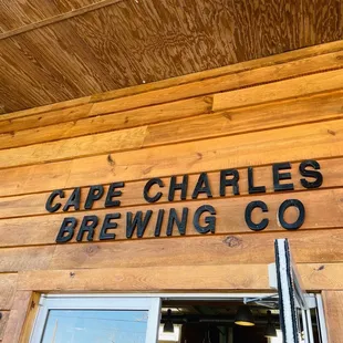 Brewery sign