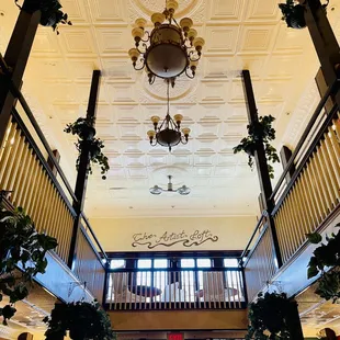 the interior of the cafe