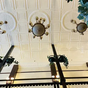 a view of the ceiling