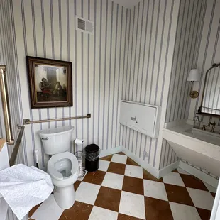 One bathroom