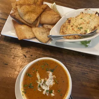 Roasted Red Pepper & Crab Bisque