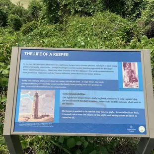 Informational plaque