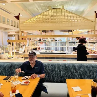 interior, sushi and sashimi