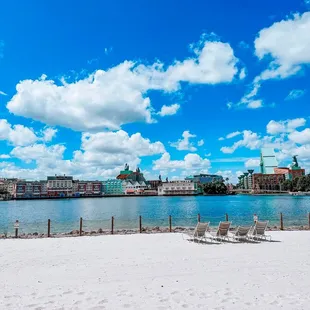 fish and chips, outside