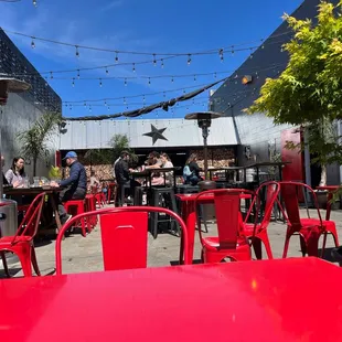 Outdoor seating area