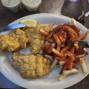Cod and fries