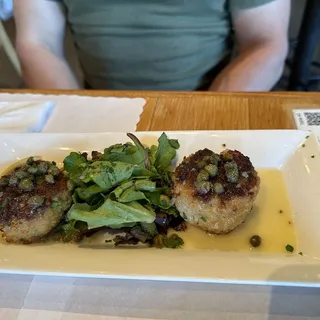 Caper Crab Cakes Brunch