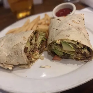 Tri-Tip Avocado Wrap Brunch