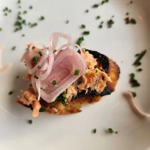 Smoked Salmon Bruschetta