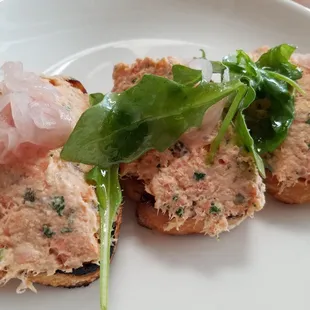 Smoked Fish Bruschetta