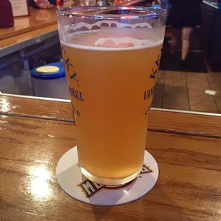 Blood Orange Imperial Witbier (Toledo's own Maumee Bay Brewery) is a winner!