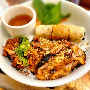 Grilled Lemongrass Chicken Bún