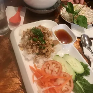 Lemongrass Tofu With Grilled Mushroom