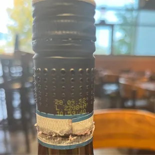 Expired Wine being served