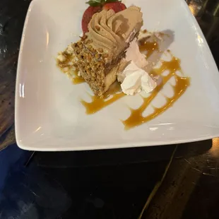 Sweet potato maple cheesecake