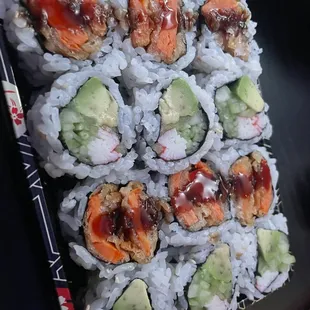 Sweet Potato Roll &amp; California Roll