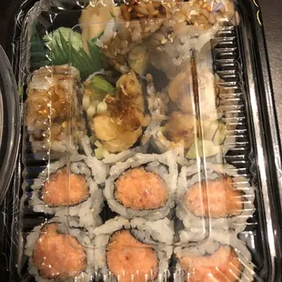 Spicy Tuna Roll Shrimp Tempura Roll