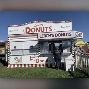 a donut stand