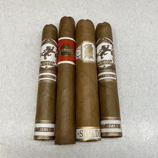 Our four cigars.