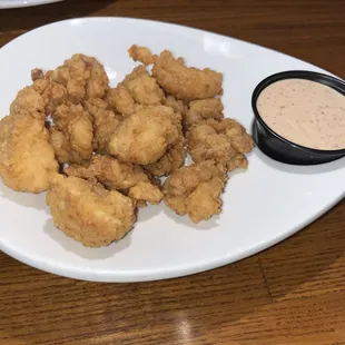 Fried alligator