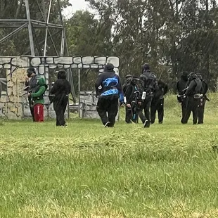 Getting ready to start the game.