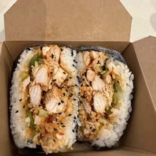 Spicy Chicken Musubi