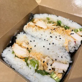 Spicy Chicken Musubi