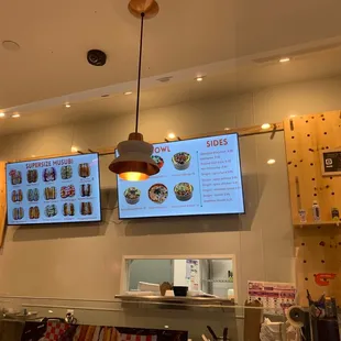 interior, sushi and sashimi