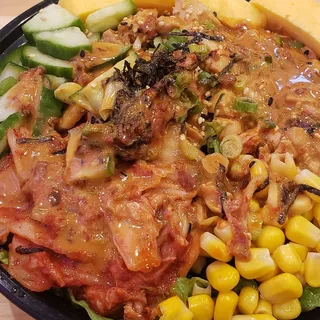 Spicy Chicken Kimchi Bowl
