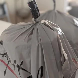 Ordered via Postmates. Has tamper proof sticker
