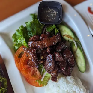 steak, food