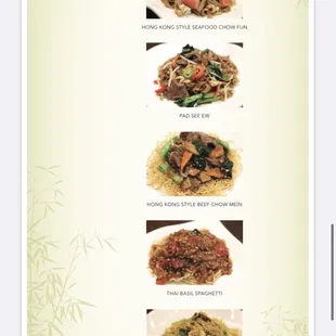 menu, tacos