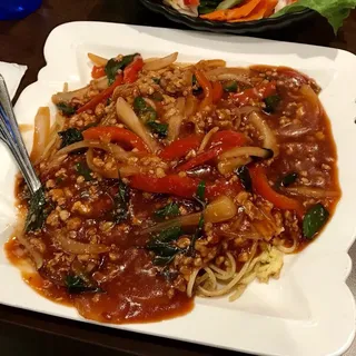 Thai Basil Spaghetti