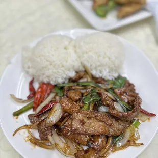 10. Mongolian Beef over Rice