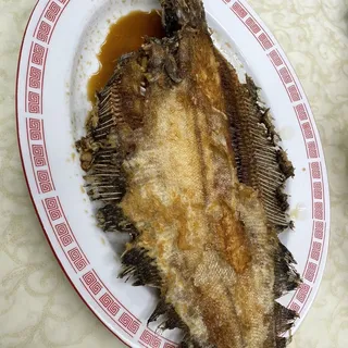 72. Deep Fried Whole Flounder Fish
