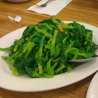92. Sauteed Pea Shoots with Garlic