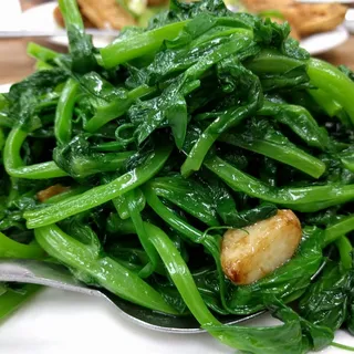 93. Mustard Greens with Garlic