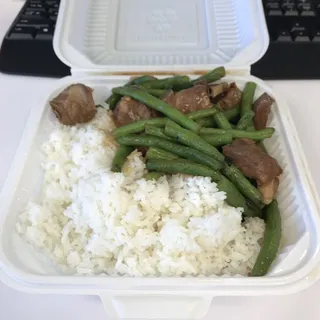 3. Spareribs with String Bean over Rice