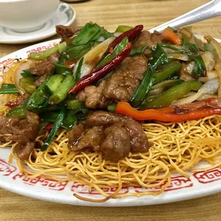 110. Mongolian Beef Chow Mein