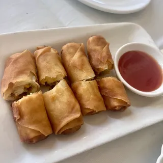008. Eight Piece Pan Fried Lattice Pork Potsticker