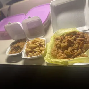 30 piece fried shrimp and fries Shrimp fried rice