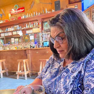 We're visiting today....