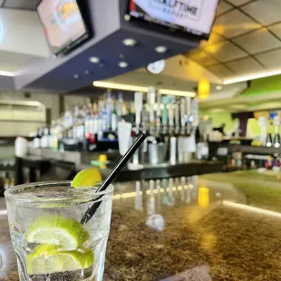 Vodka tonic before the competition begins!