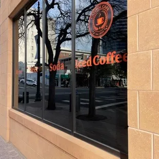 Come see the stickers on every window!!