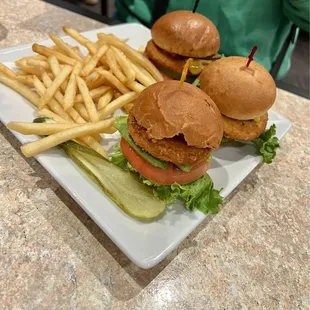 Chicken avocado sliders