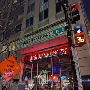 the outside of the building