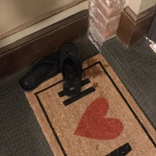 The leaky roof soaks our rug and they still won't address it!