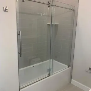 Barn Door style shower door