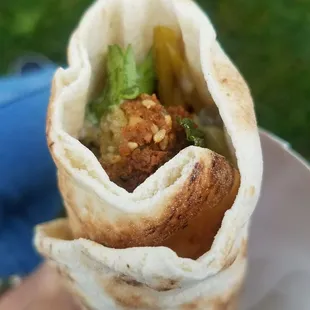 Falafel wrap!