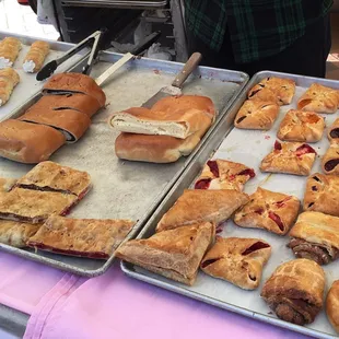 Close up of fresh pastries